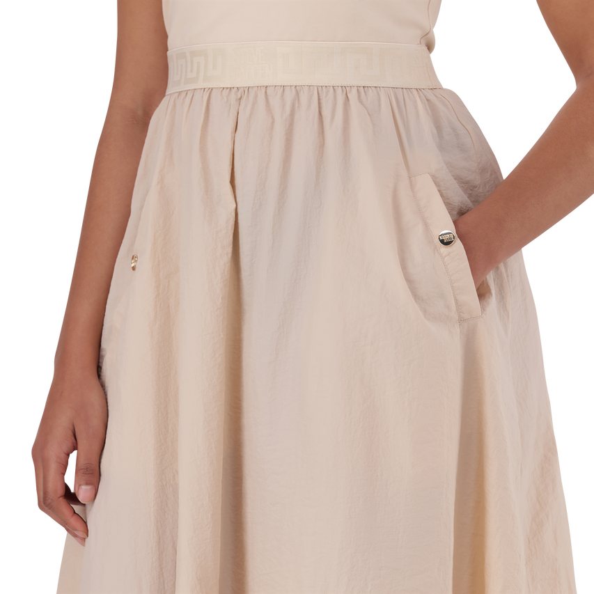 ZORA STONE BALLERINA MIDI DRESS