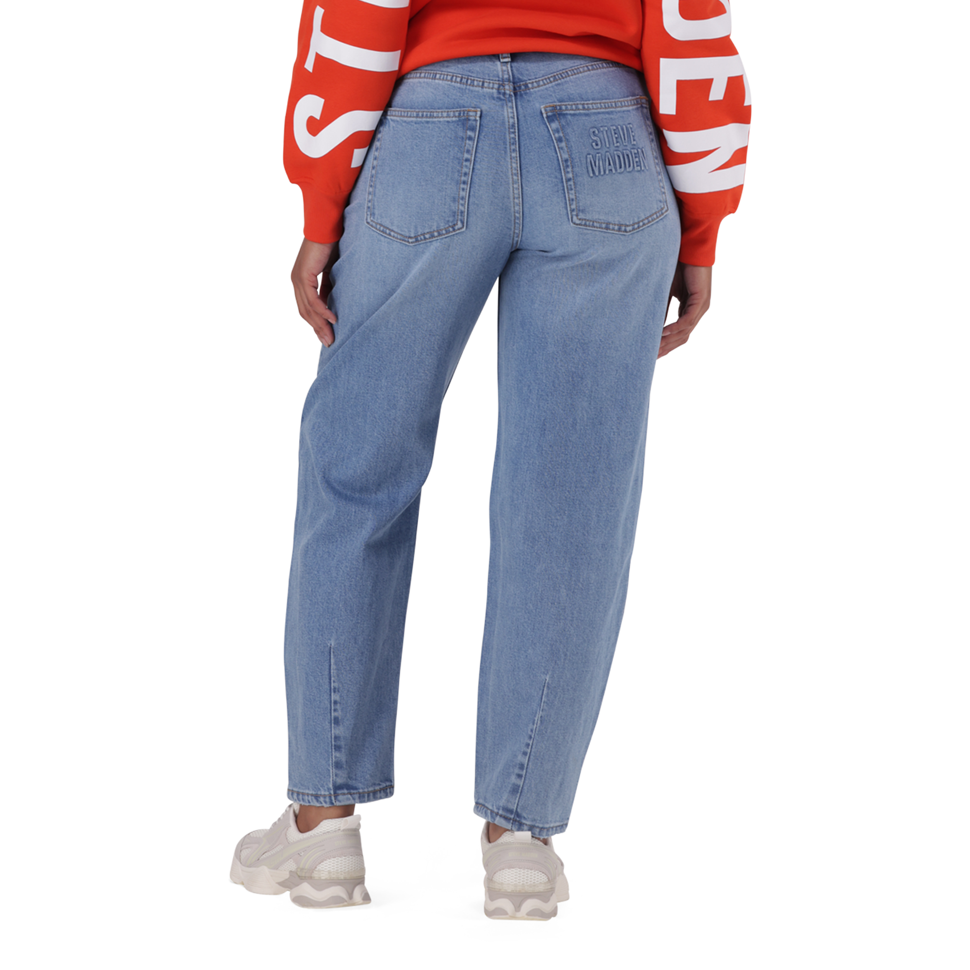MILLIE BARREL MID BLUE JEANS
