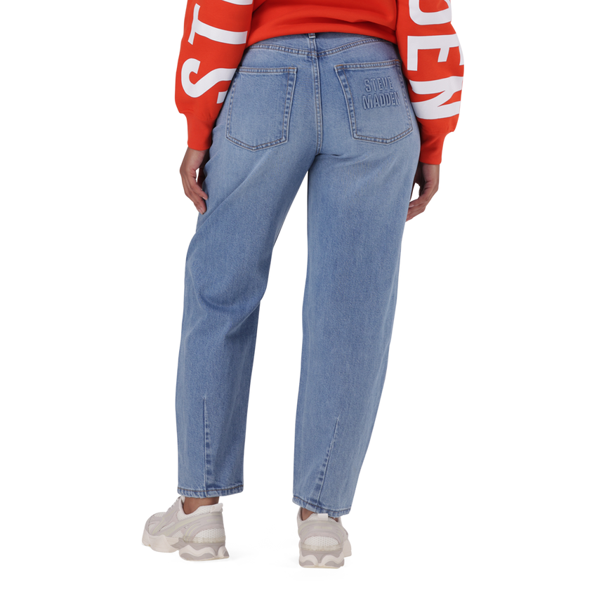MILLIE BARREL MID BLUE JEANS
