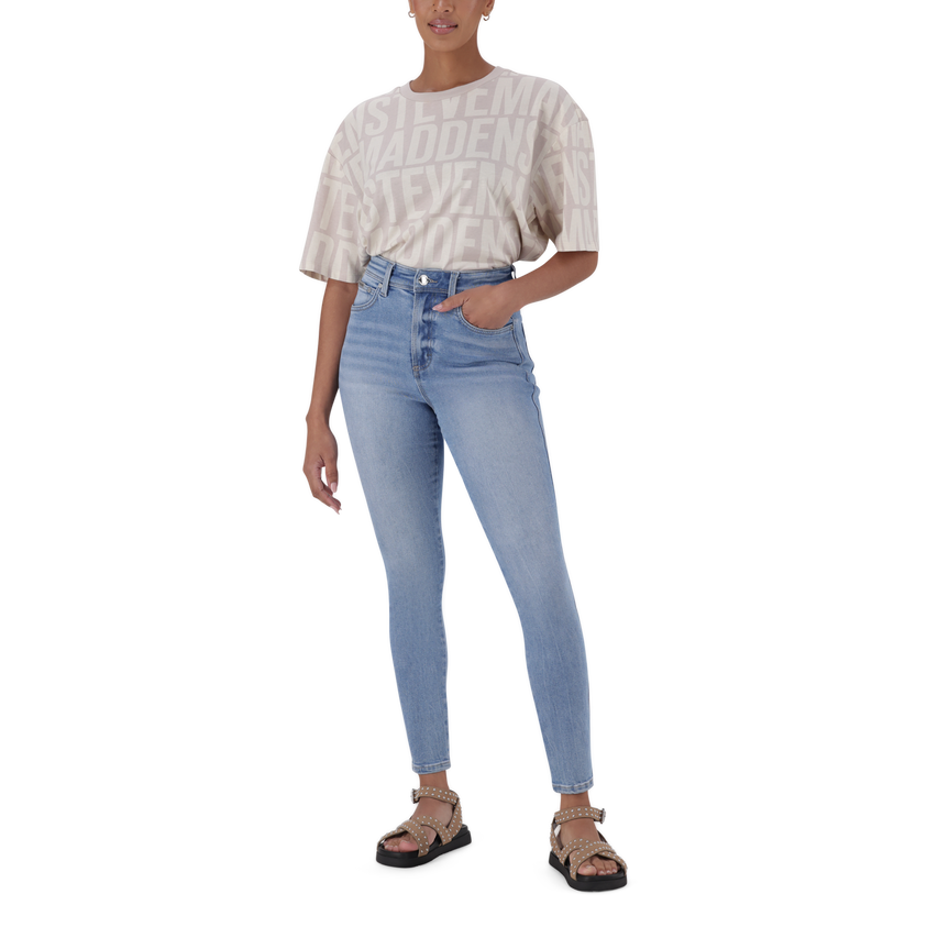 ZOE CONTOUR CURVY MID WASH SKINNY