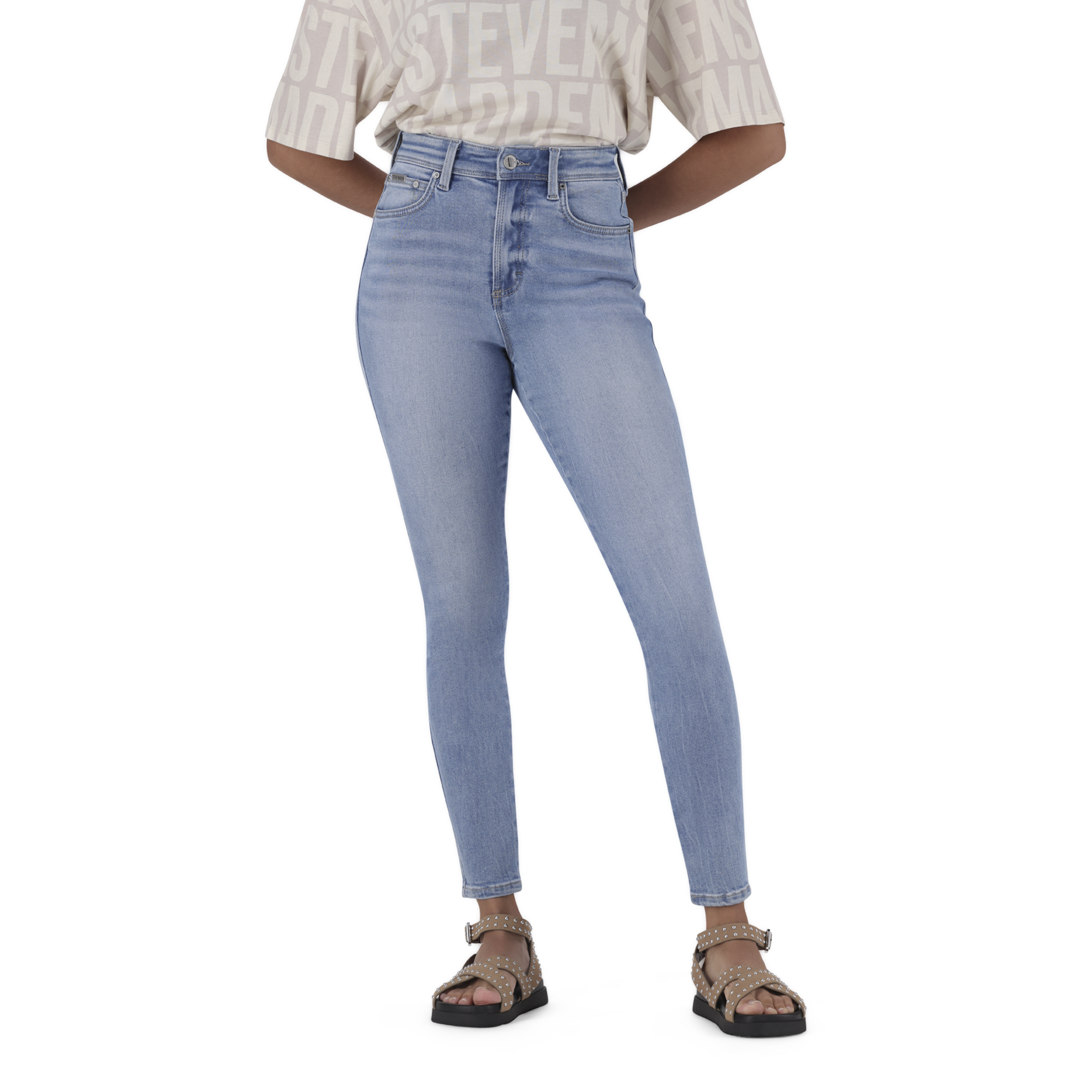 ZOE CONTOUR CURVY MID WASH SKINNY