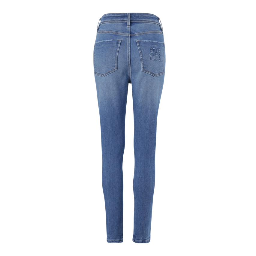 ZOE CONTOUR CURVY MID WASH SKINNY