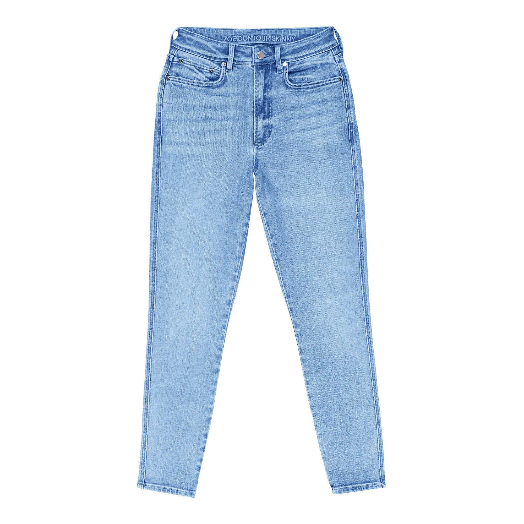 ZOE CONTOUR CURVY MID WASH SKINNY