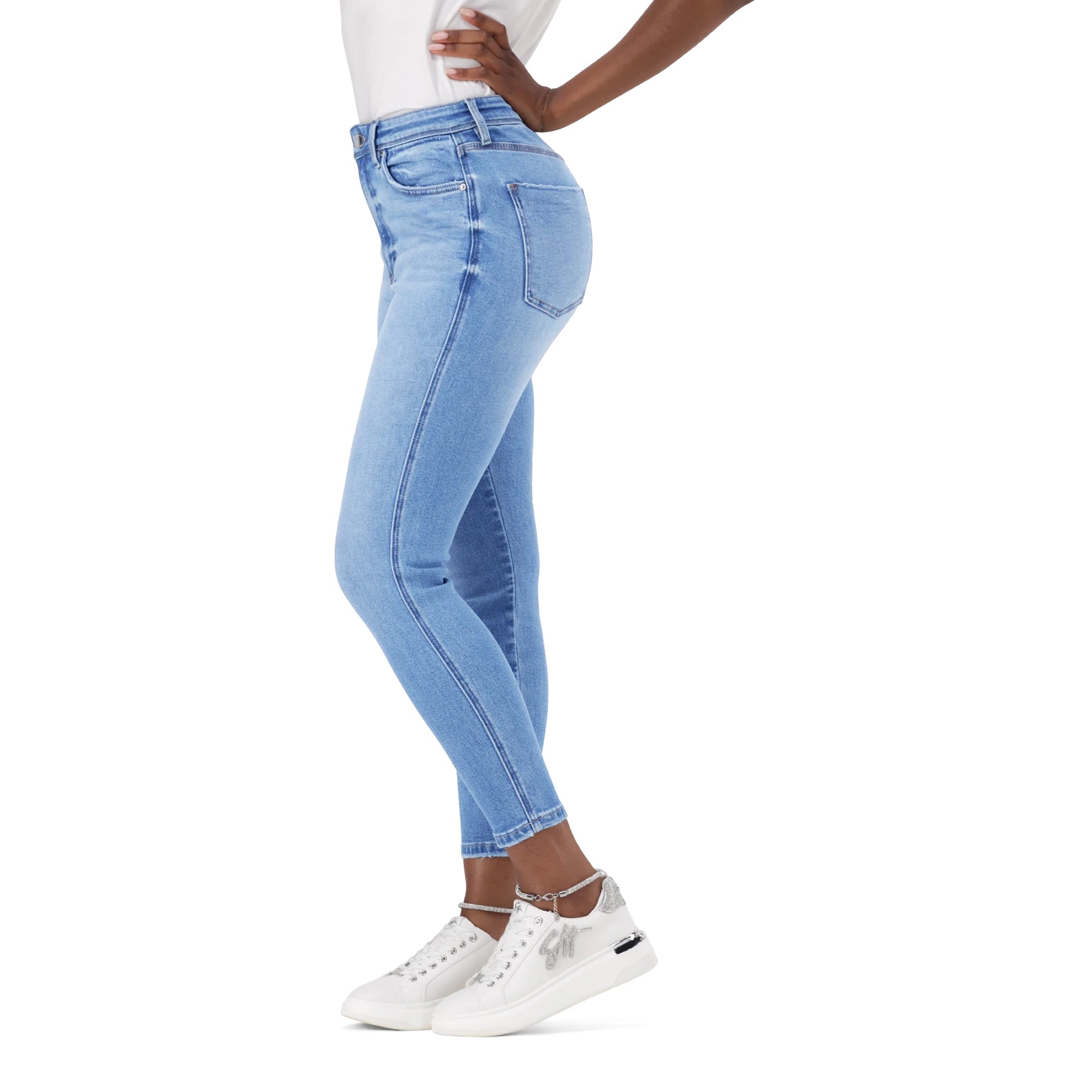 ZOE CONTOUR CURVY MID WASH SKINNY - view 3