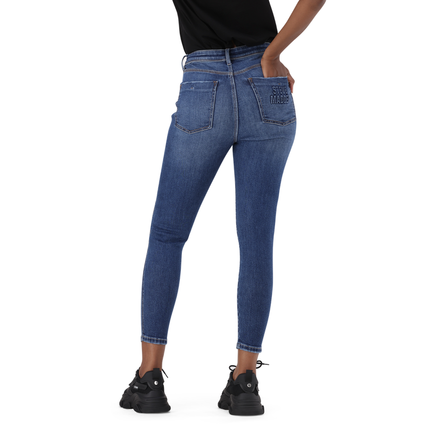 ZOE CONTOUR CURVY DARK WASH SKINNY
