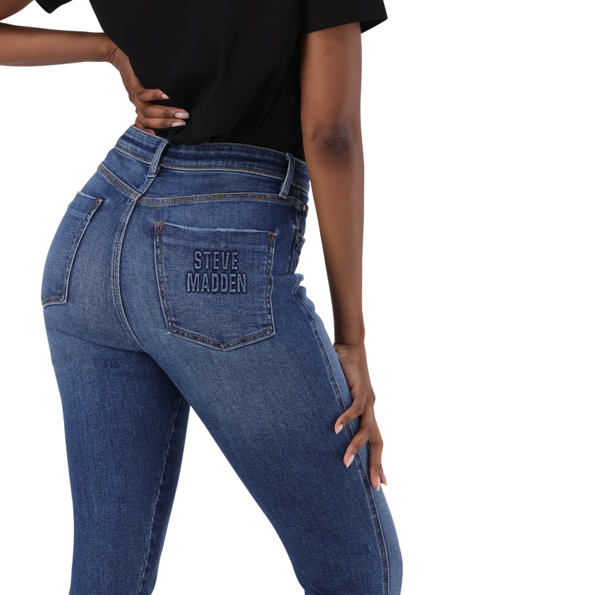 ZOE CONTOUR CURVY DARK WASH SKINNY