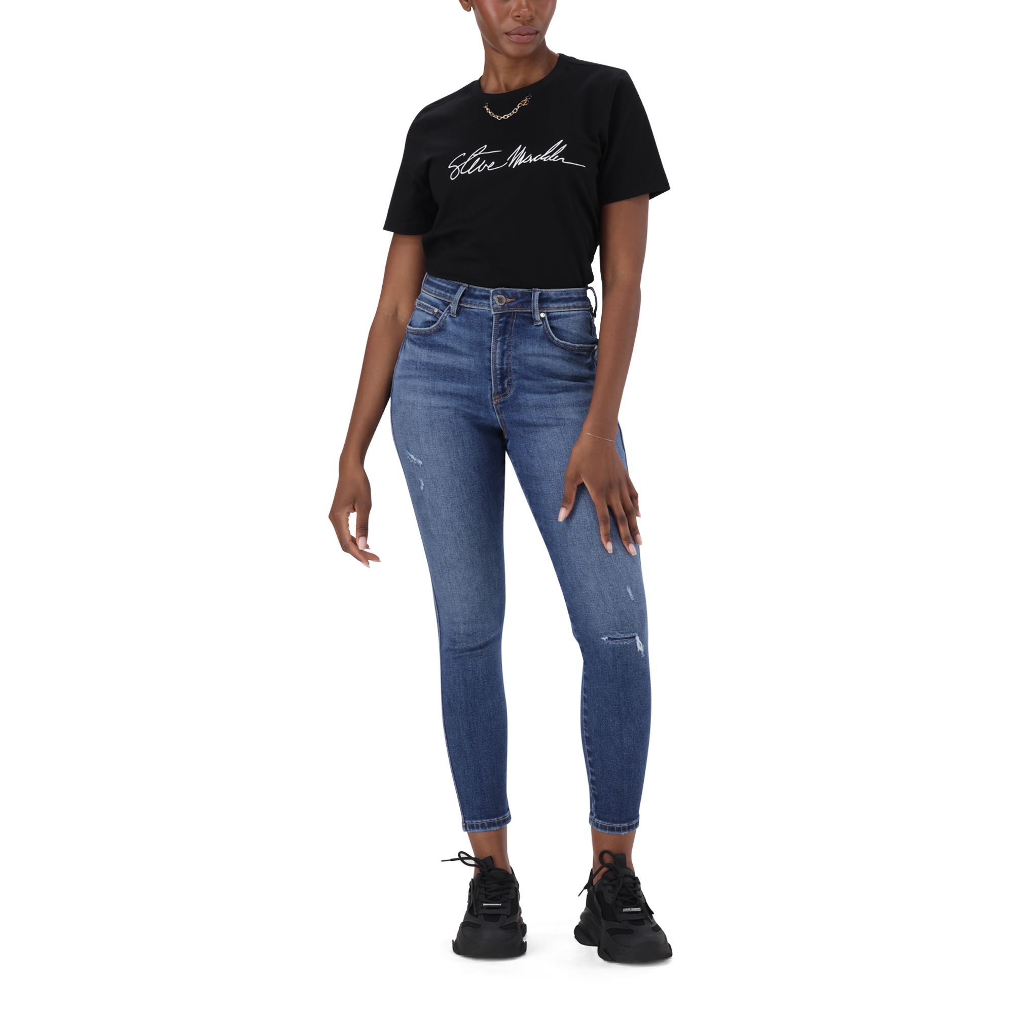 ZOE CONTOUR CURVY DARK WASH SKINNY