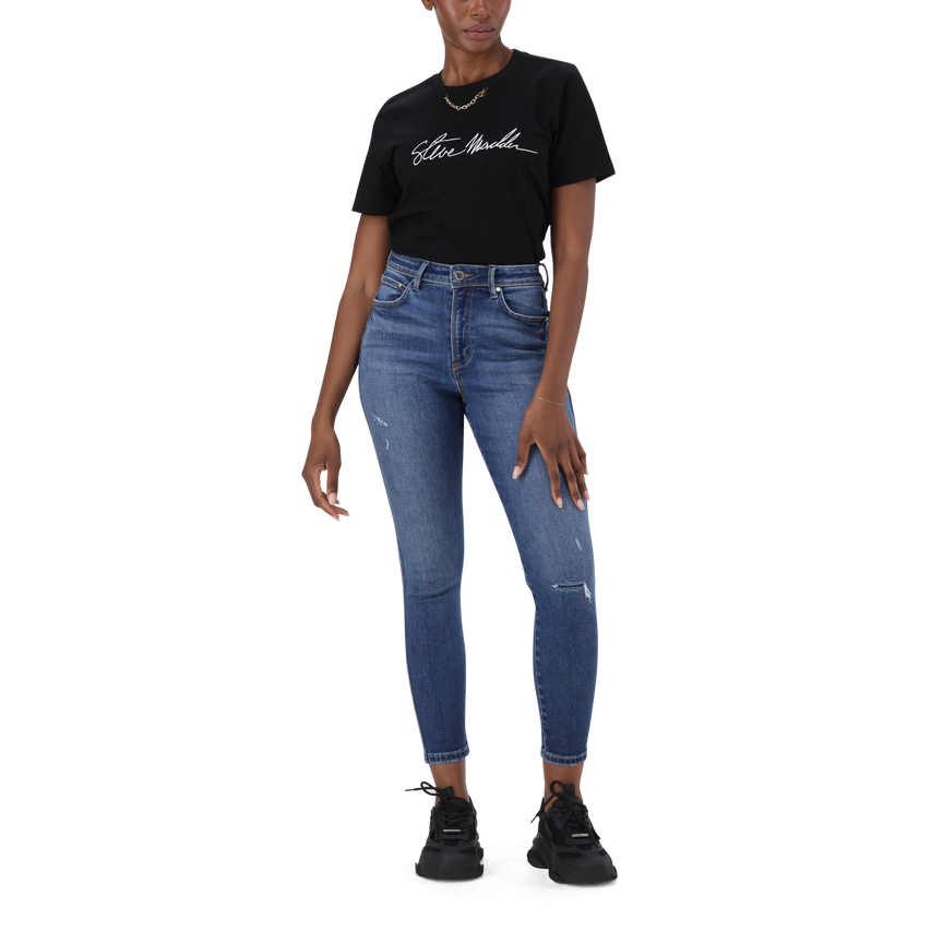 ZOE CONTOUR CURVY DARK WASH SKINNY