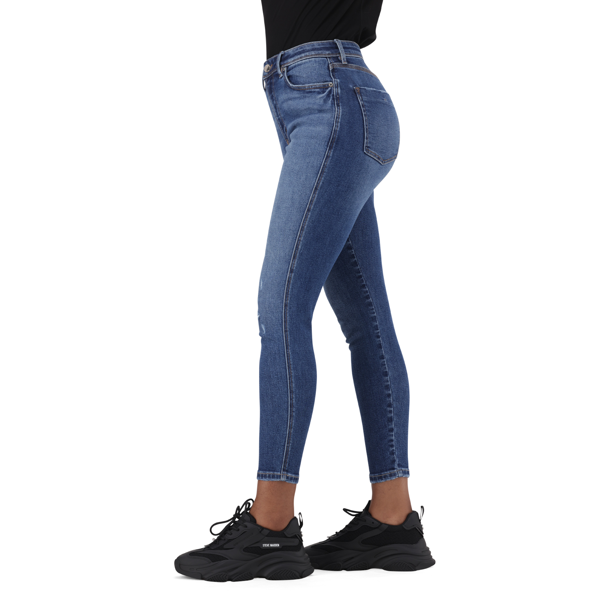 ZOE CONTOUR CURVY DARK WASH SKINNY