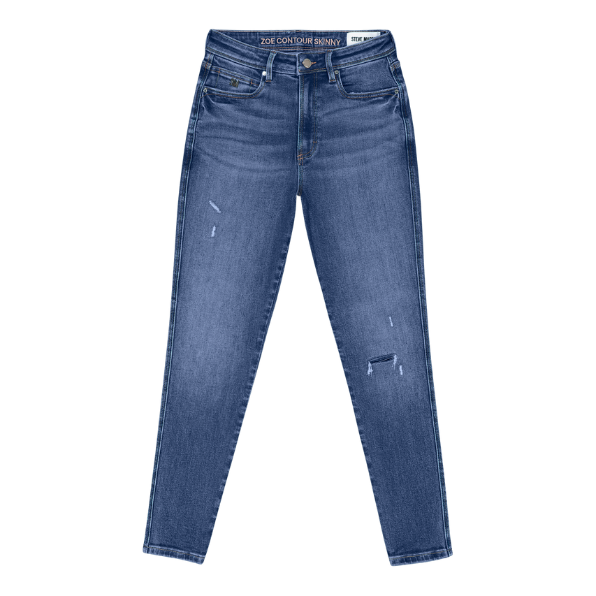 ZOE CONTOUR CURVY DARK WASH SKINNY - view 5