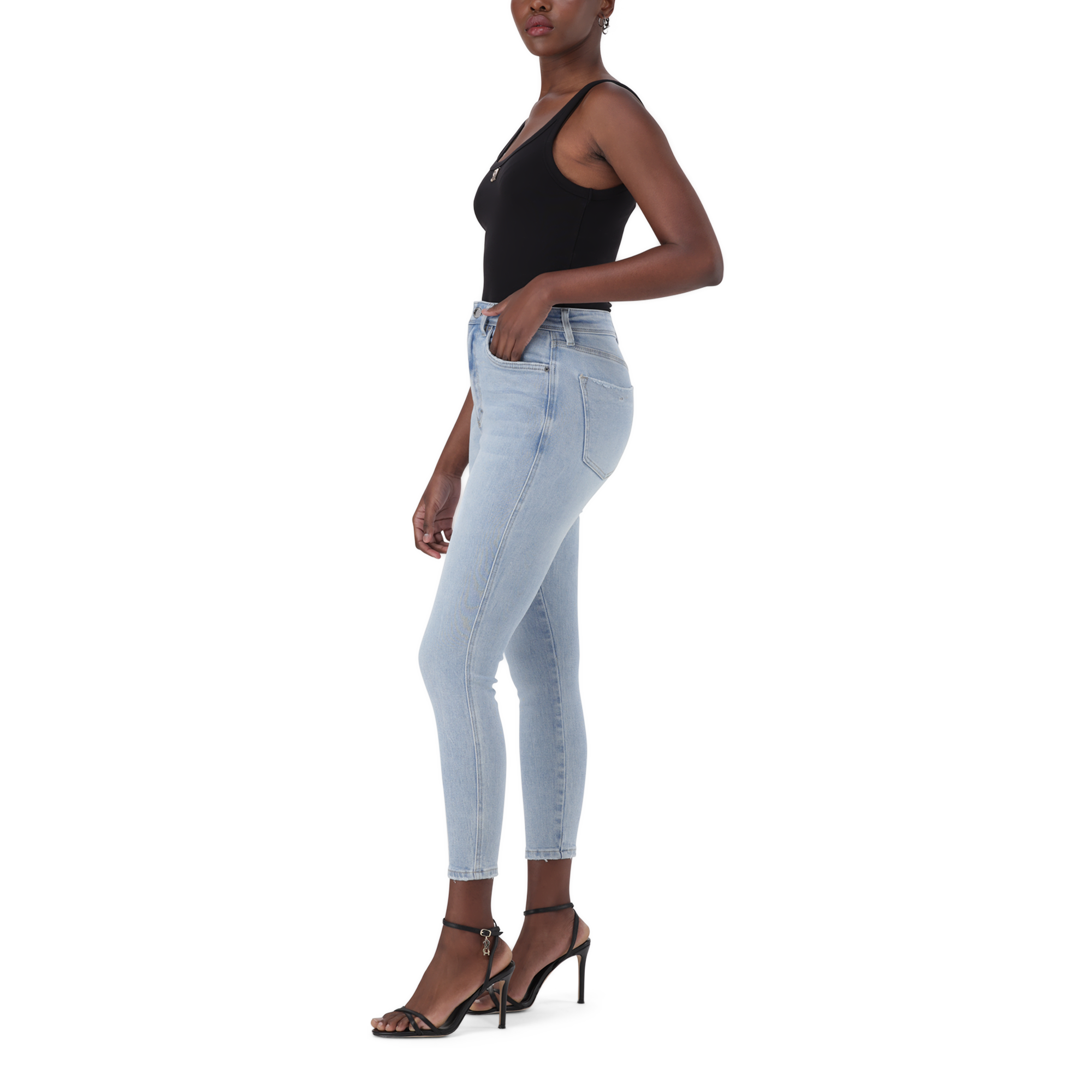 ZOE CONTOUR CURVY LIGHT WASH SKINNY