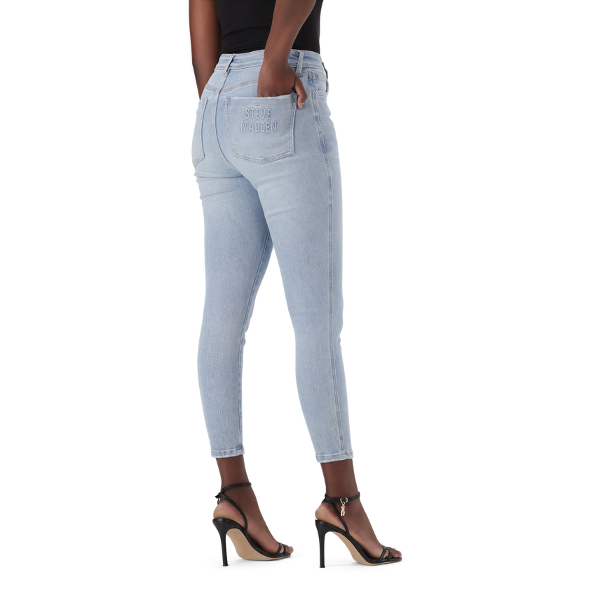 ZOE CONTOUR CURVY LIGHT WASH SKINNY