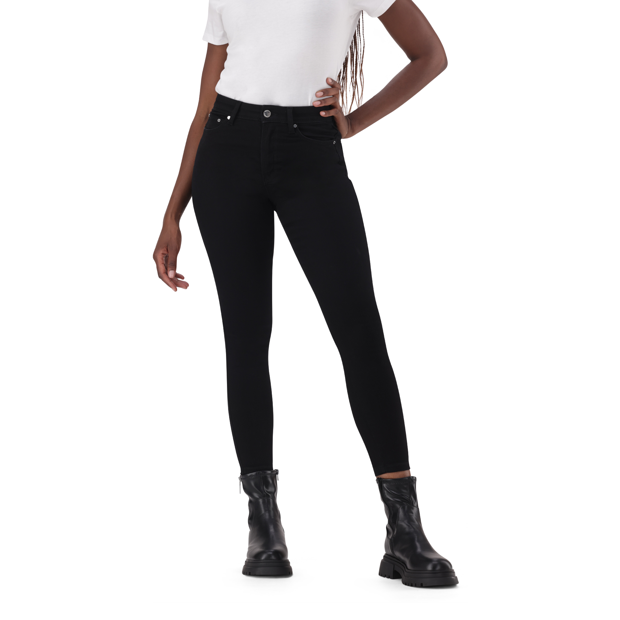 EVA CURVY BLACK SKINNY - view 2
