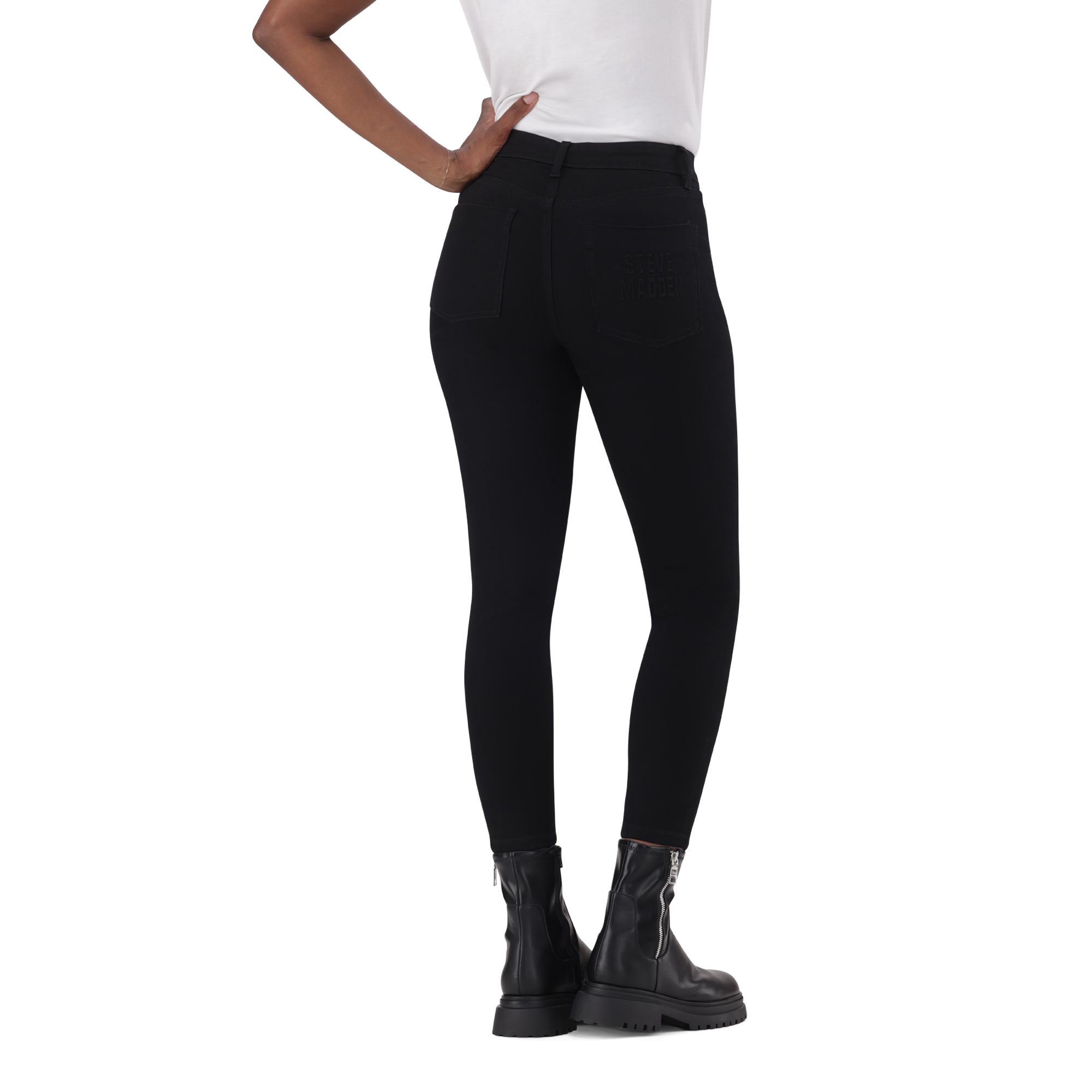 EVA CURVY BLACK SKINNY - view 3