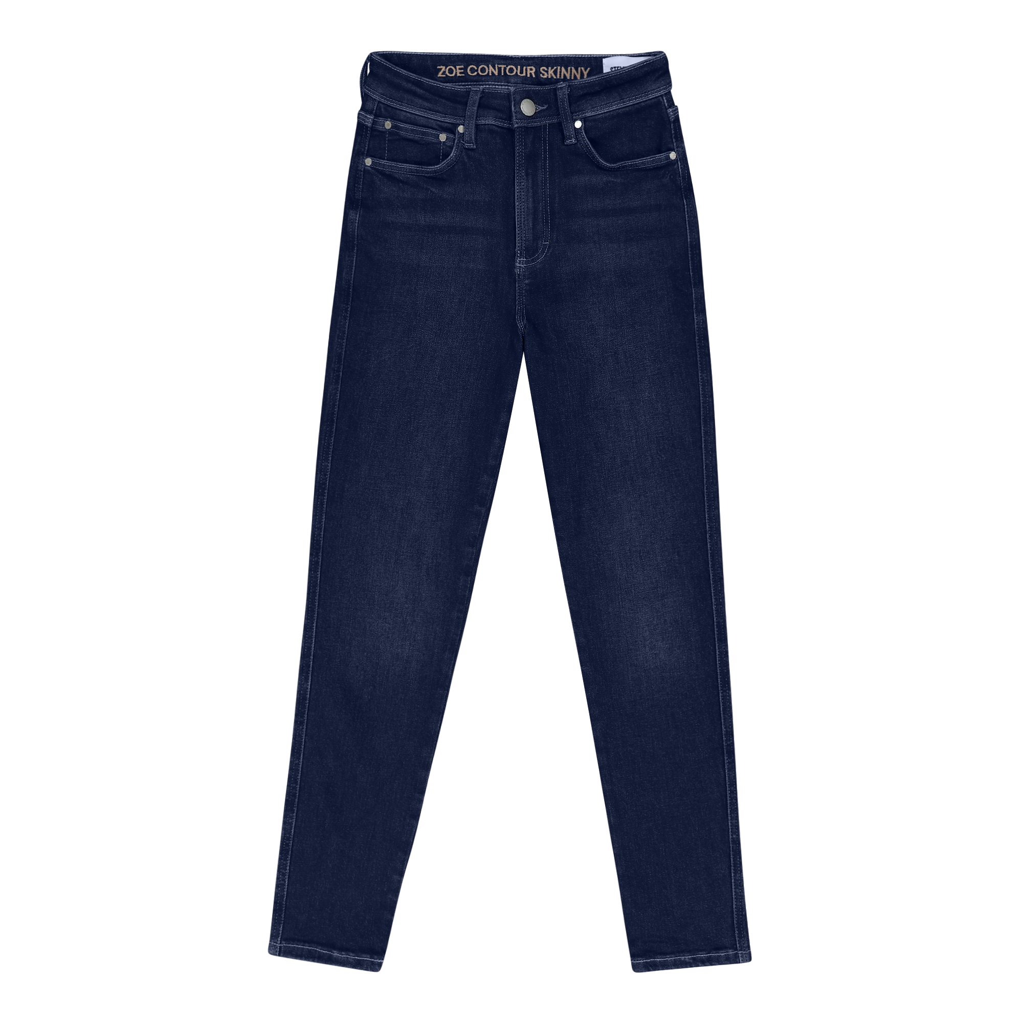 ZOE DARK BLUE CONTOUR CURVY DARK WASH SKINNY