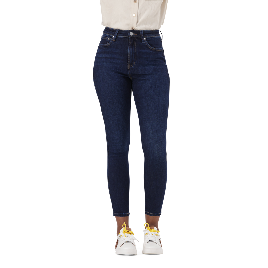 ZOE DARK BLUE CONTOUR CURVY DARK WASH SKINNY - view 2