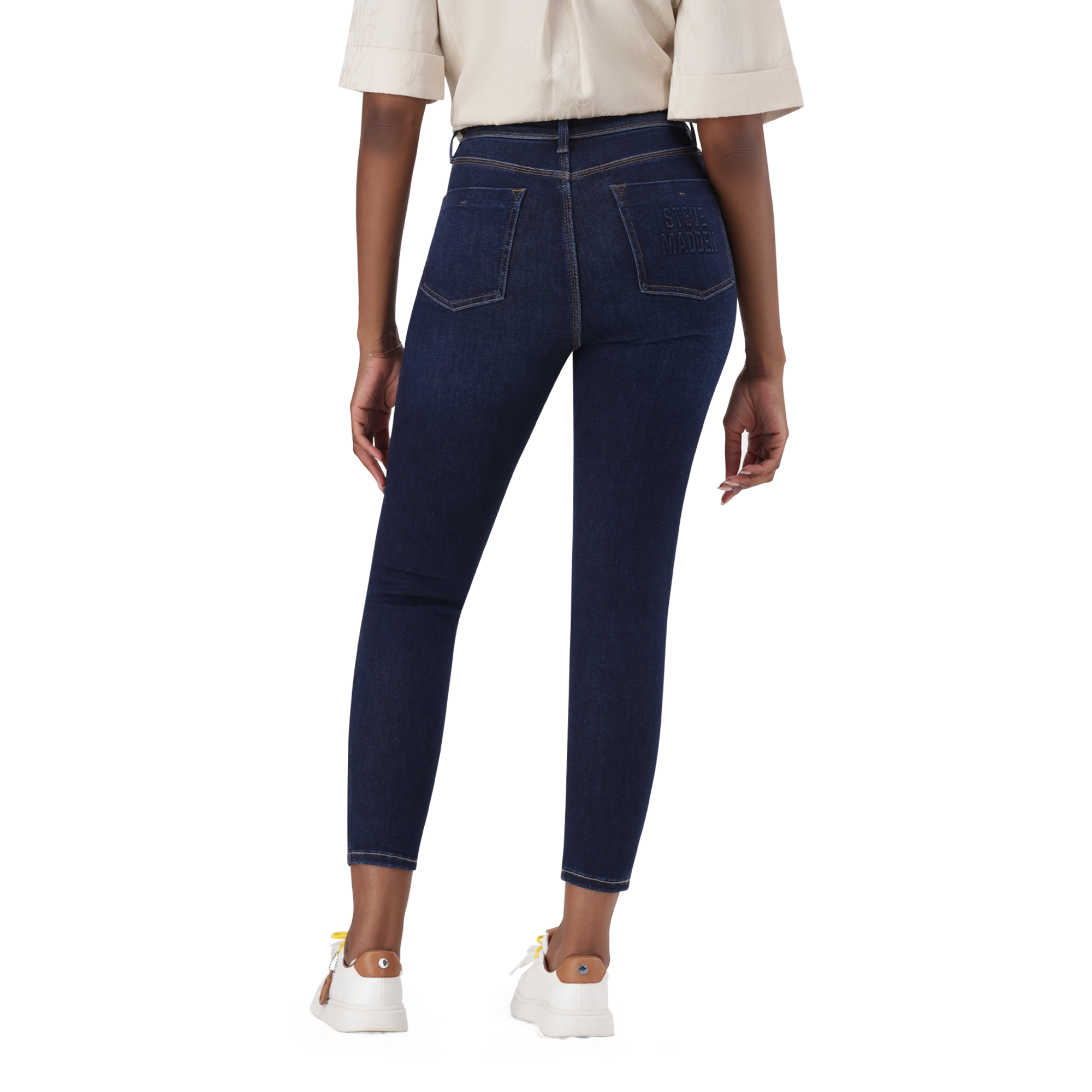 ZOE DARK BLUE CONTOUR CURVY DARK WASH SKINNY - view 4