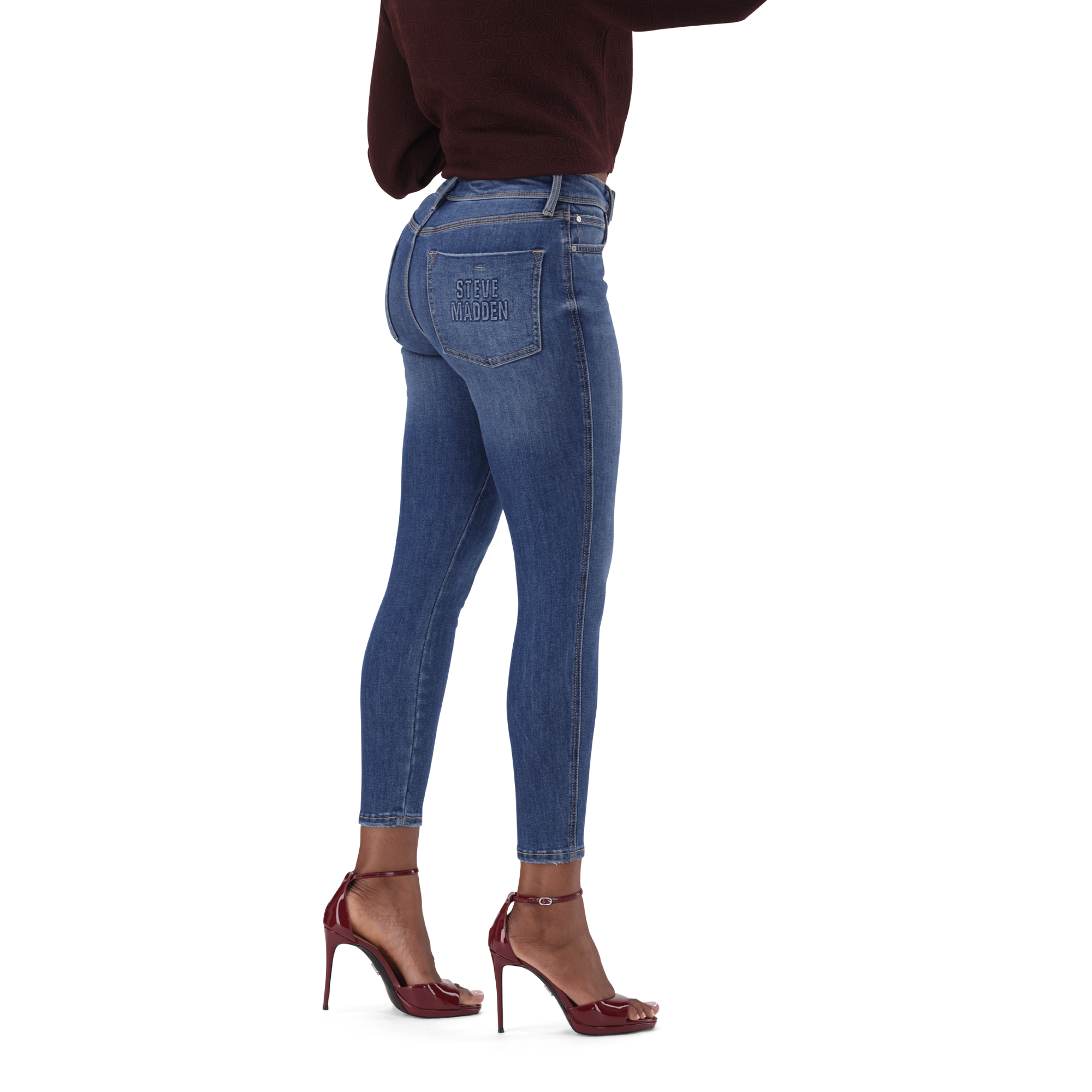 EVA CURVY DARK WASH SKINNY - view 4