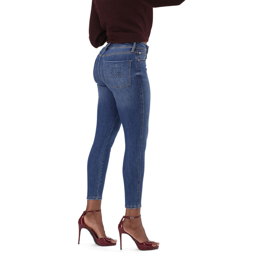 EVA CURVY DARK WASH SKINNY - view 4