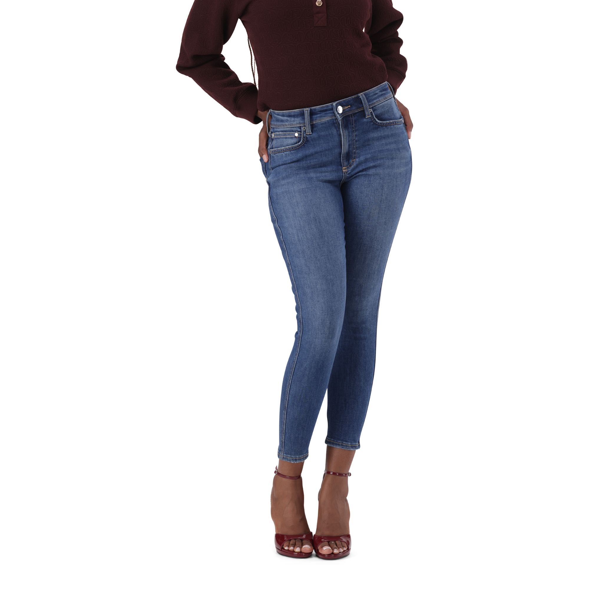 EVA CURVY DARK WASH SKINNY