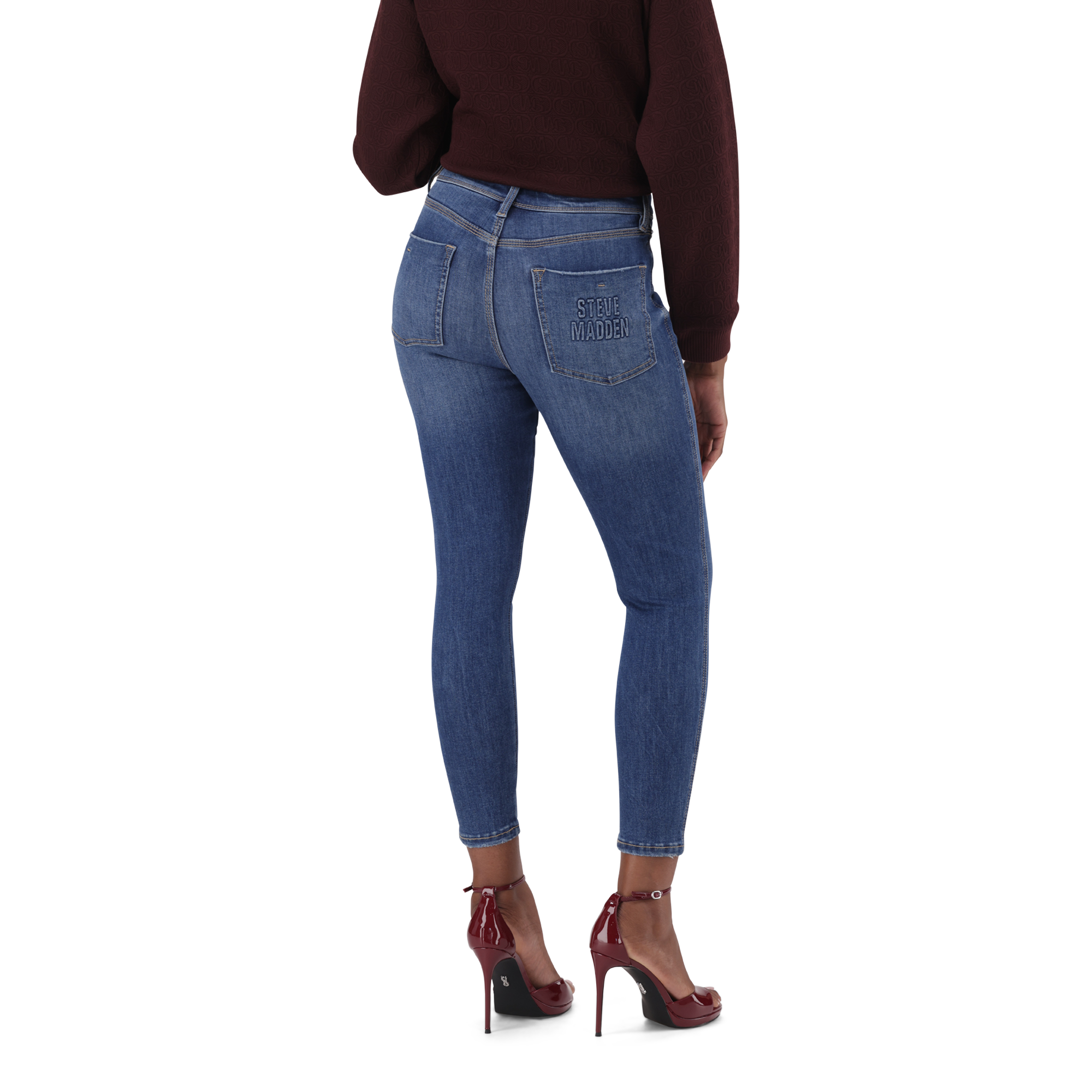 EVA CURVY DARK WASH SKINNY - view 5