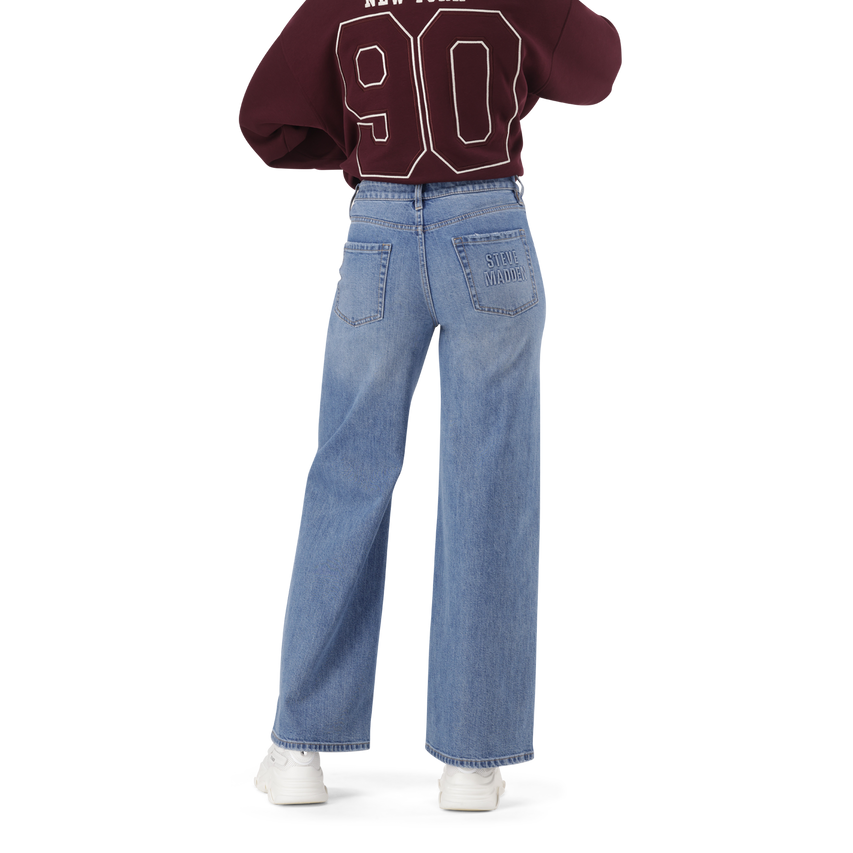 LEAH MID WASH WIDELEG