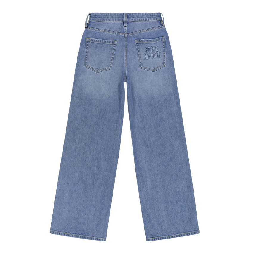 LEAH MID WASH WIDELEG