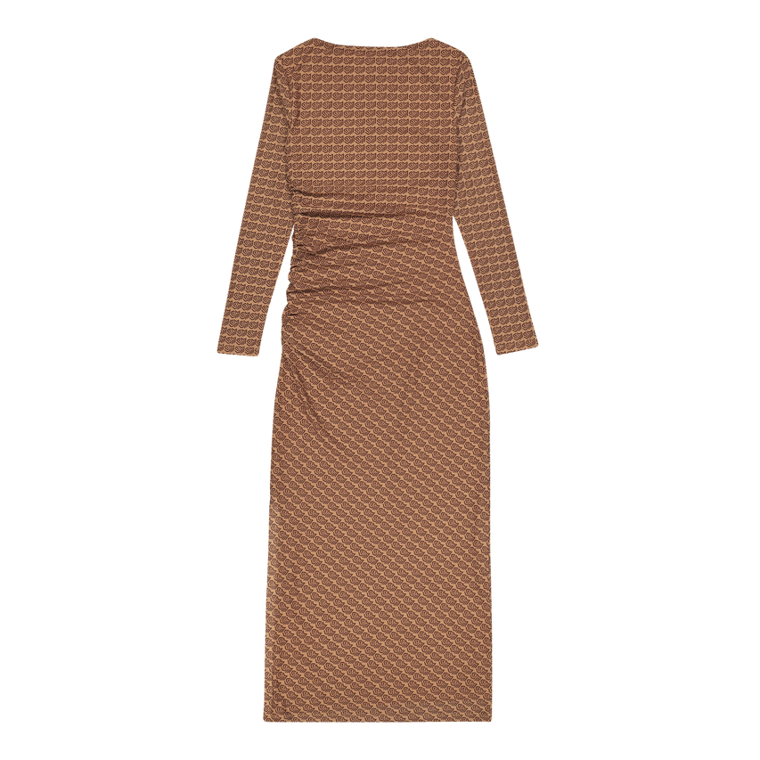 RACHEL BROWN BATEAUX NECK MIDI DRESS - view 6