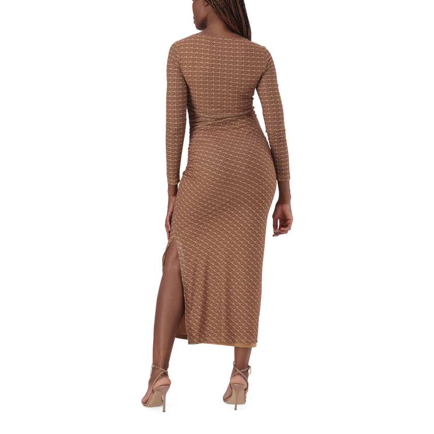 RACHEL BROWN BATEAUX NECK MIDI DRESS - view 4