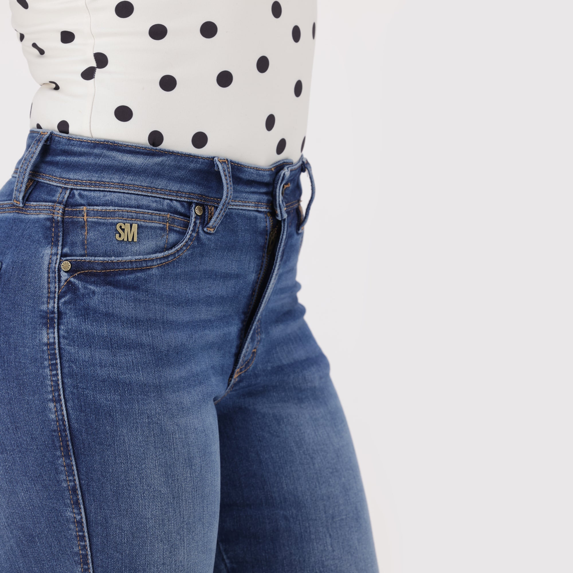 EVA CURVY DARK WASH SKINNY - view 2