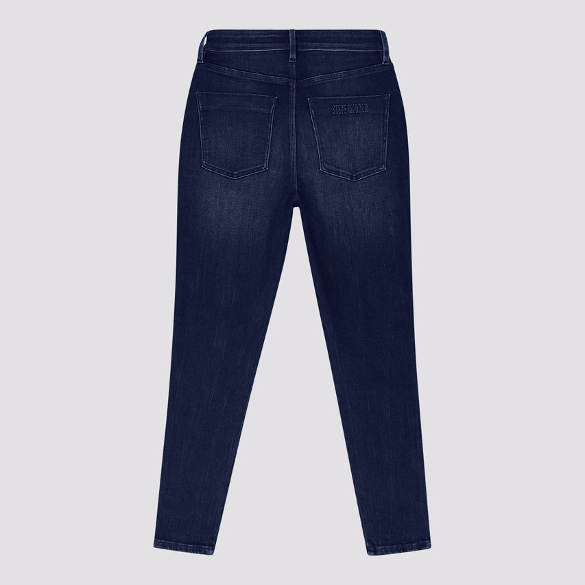 ZOE CONTOUR CURVY DARK WASH SKINNY - view 5
