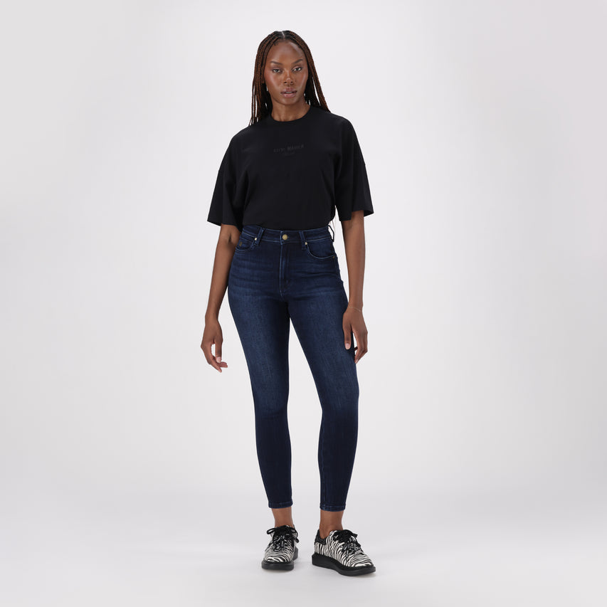 ZOE CONTOUR CURVY DARK WASH SKINNY - view 2
