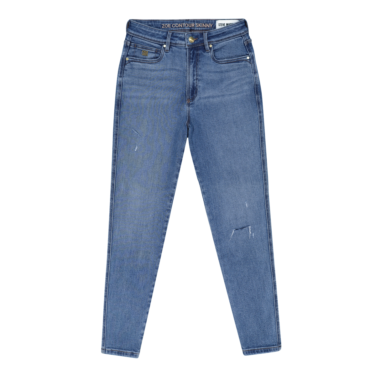 ZOE CONTOUR CURVY MID WASH SKINNY - view 6