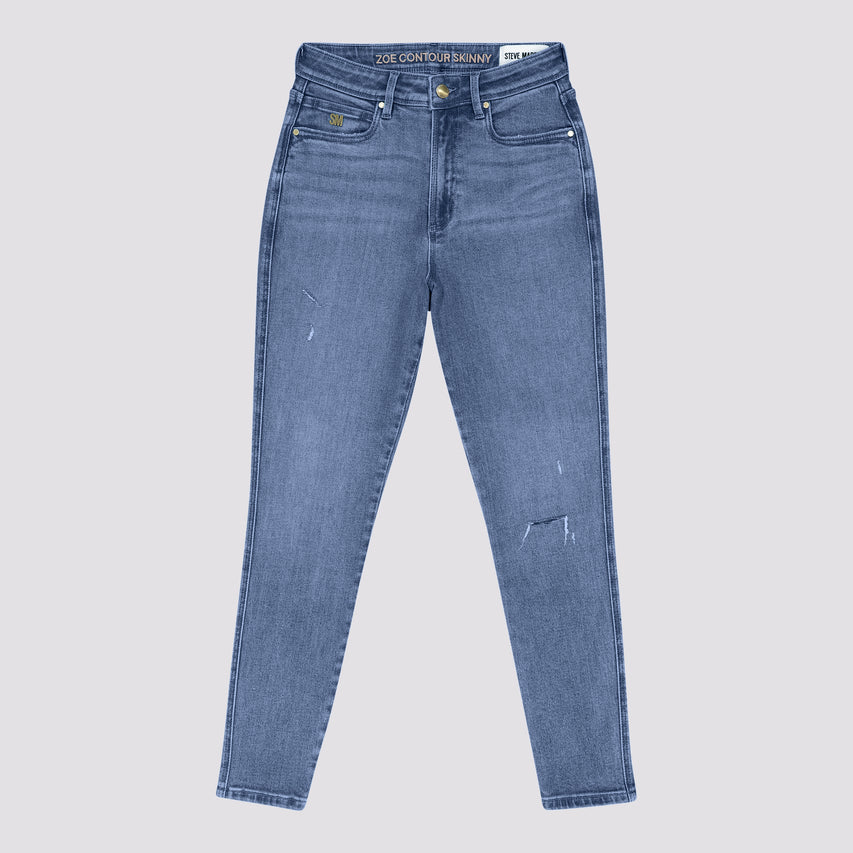 ZOE CONTOUR CURVY MID WASH SKINNY - view 6