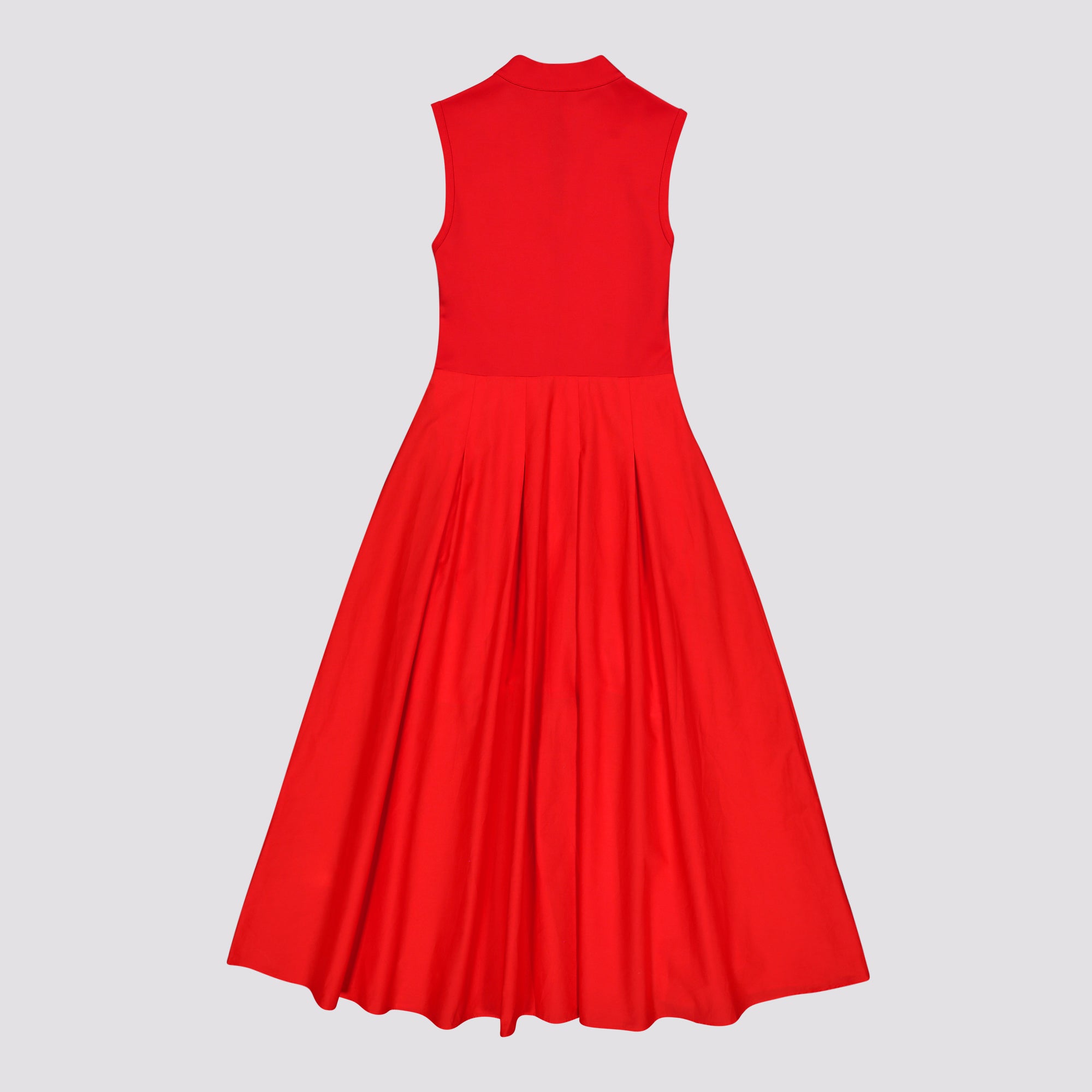 PEARL RED FIT & FLARE MIDAXI DRESS WITH ZIP - view 6