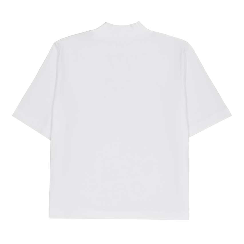 KELLY WHITE HIGH NECK T-SHIRT - view 7