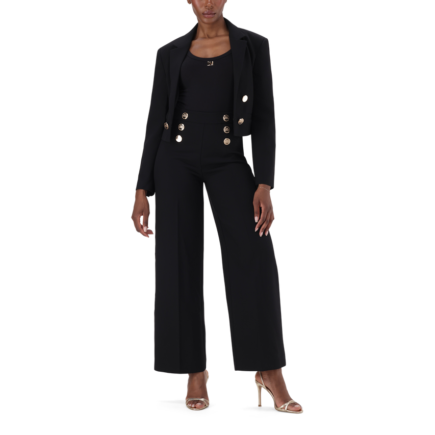 KAYLA BLACK CROPPED BLAZER