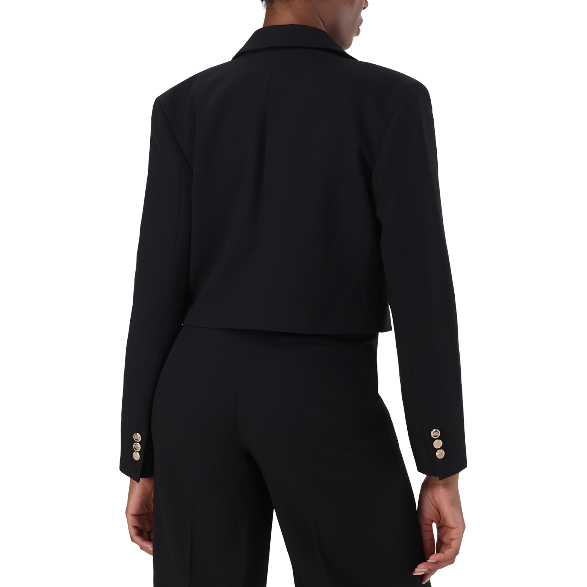 KAYLA BLACK CROPPED BLAZER