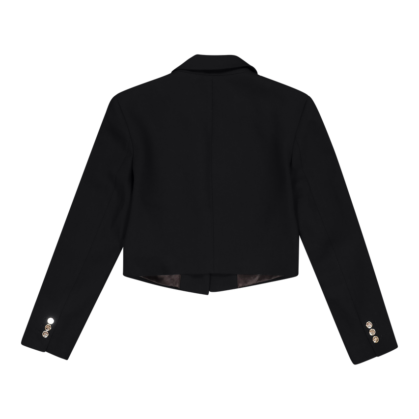 KAYLA BLACK CROPPED BLAZER