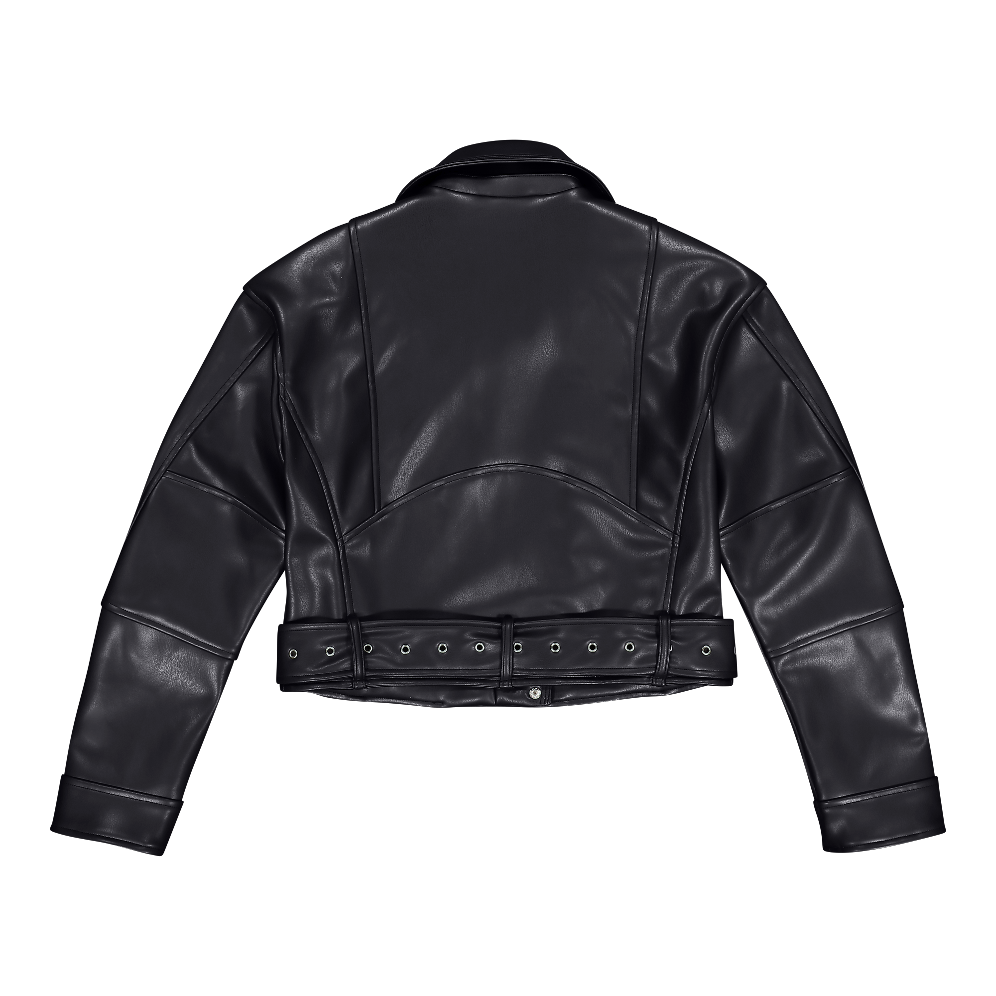 邦楽 093 H2SO4 Imitation Leather Jacket LAURA BLACK VEGAN LEATHER BIKER JACKET – Steve Madden South Africa