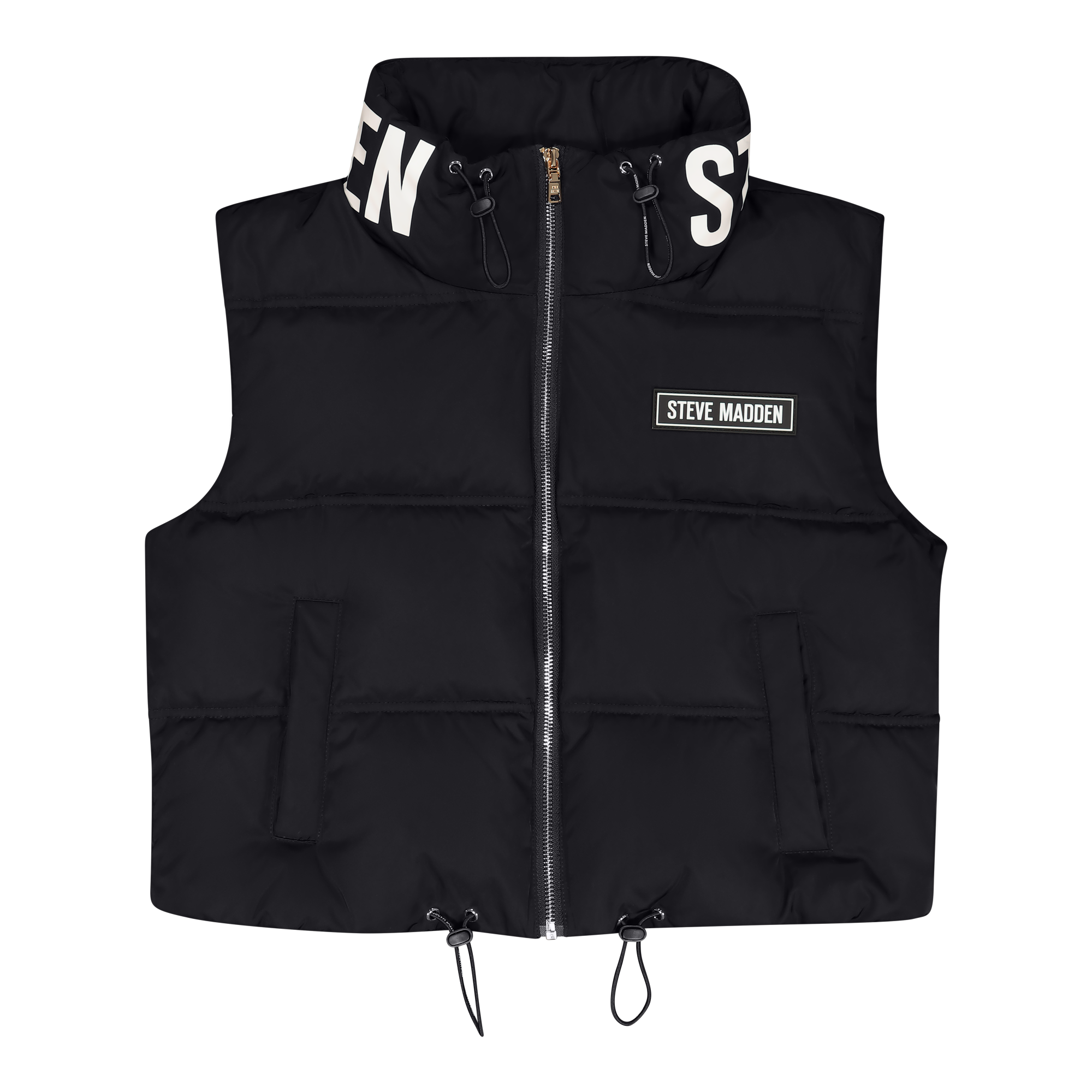 REBECCA BLACK PADDED GILLET