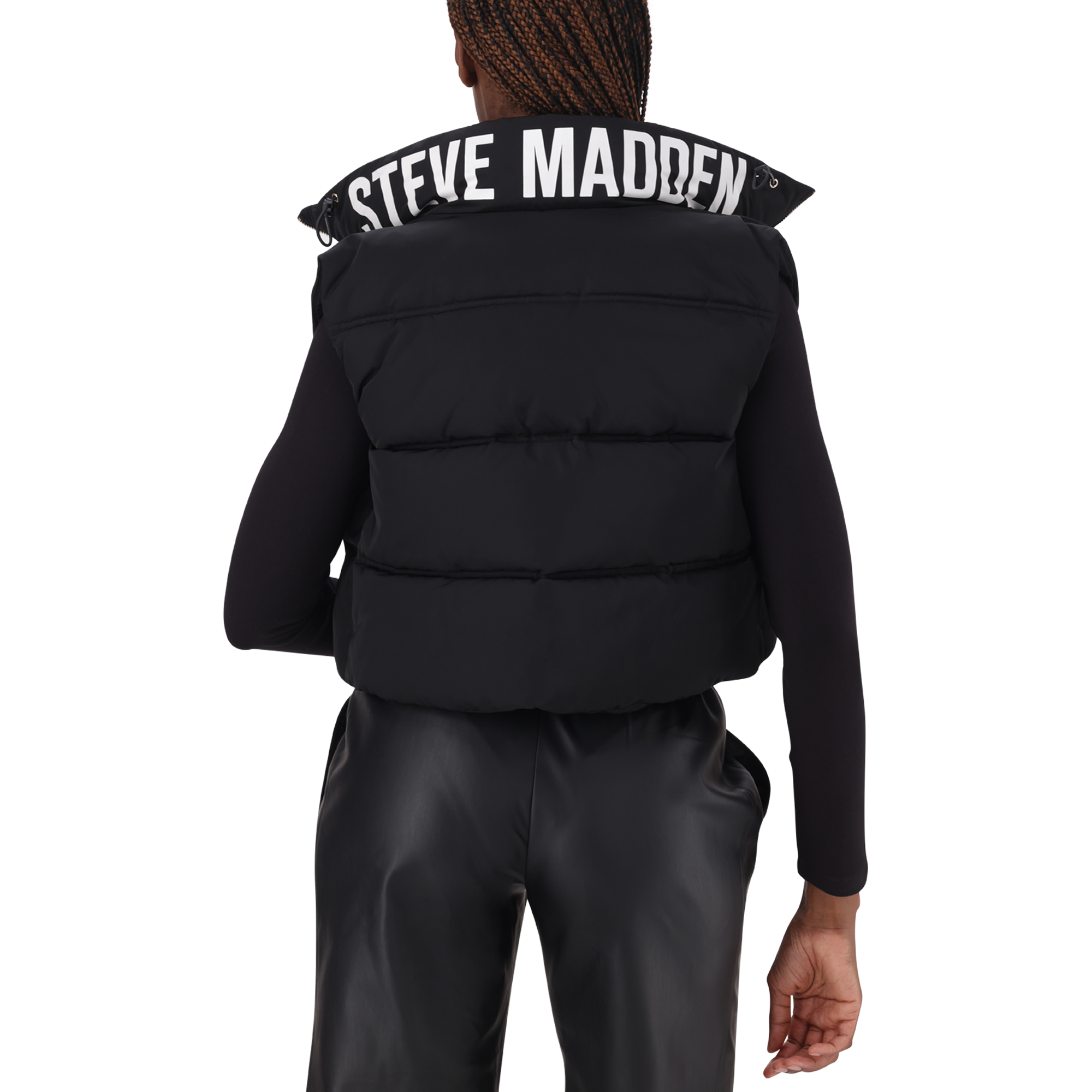 REBECCA BLACK PADDED GILLET - view 4