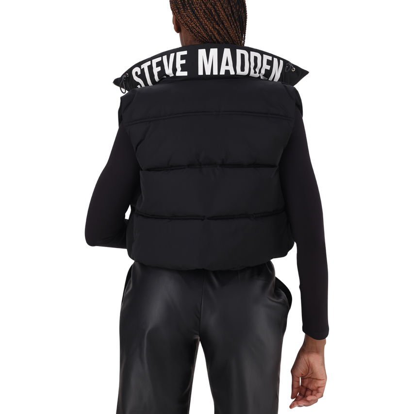 REBECCA BLACK PADDED GILLET - view 4