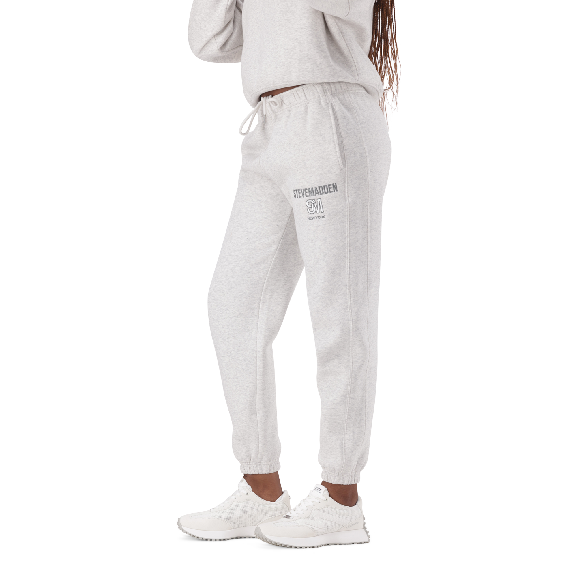 SHARON GREY MELANGE SLIM JOGGER - view 4