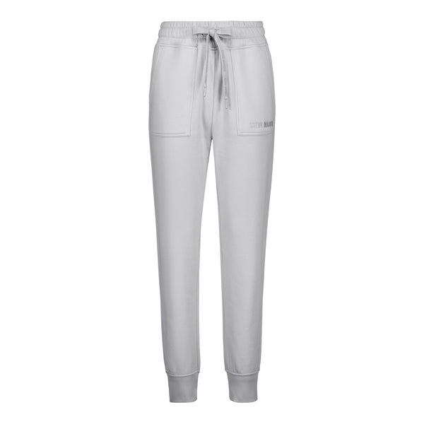 LUCY GREY FLEECE JOGGER WITH PATCH POCKETS