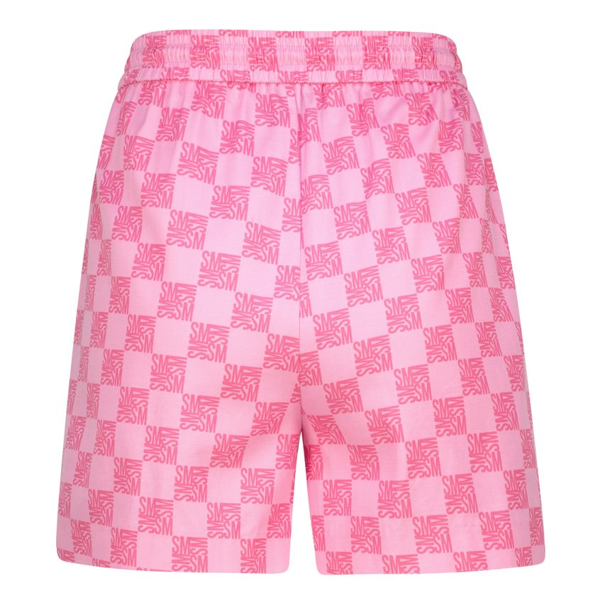 NOVA PINK ALLOVER PRINTED SHORTS