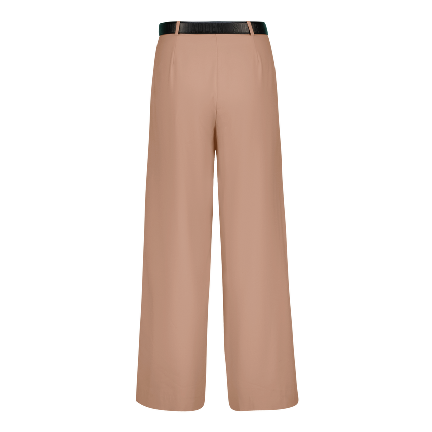KENNEDY BISCUIT BELTED WIDE LEG TROUSER