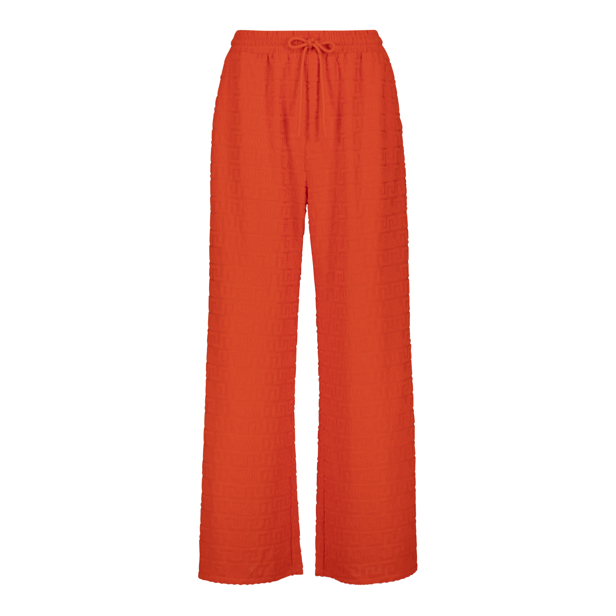 CHAYA TANGERINE WIDE LEG JOGGER WITH EMBOSSED LOGO