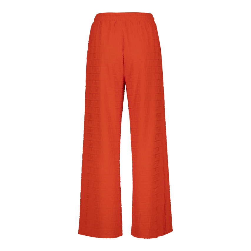 CHAYA TANGERINE WIDE LEG JOGGER WITH EMBOSSED LOGO