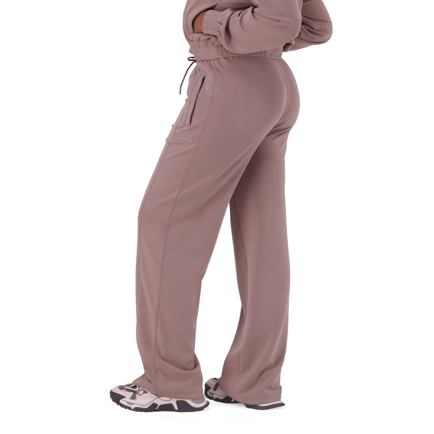 SLOAN DARK TAUPE MODAL WIDELEG JOGGER - view 3